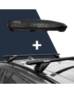 OWEN Dachträger 3.0 schwarz & Dachbox 420L - Bundle